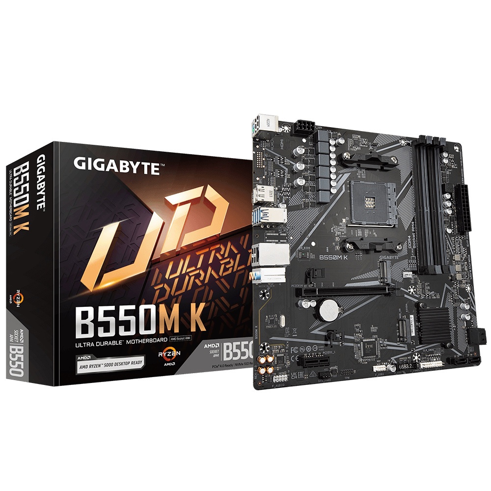 MOTHERBD GIGABYTE AM4 B550M K