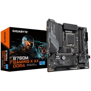 MOTHERBD GIGABYTE S1700 B760M GAMING X AX DDR4 BOX M-ATX