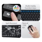 TECLADO MOUSE GENIUS KM-100SE USB BLACK - Imagen 5