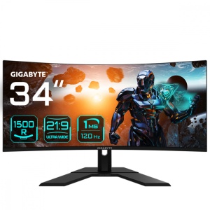 MONITOR 34 GIGABYTE GS34WQC GAMING WQHD 120HZ HDMI