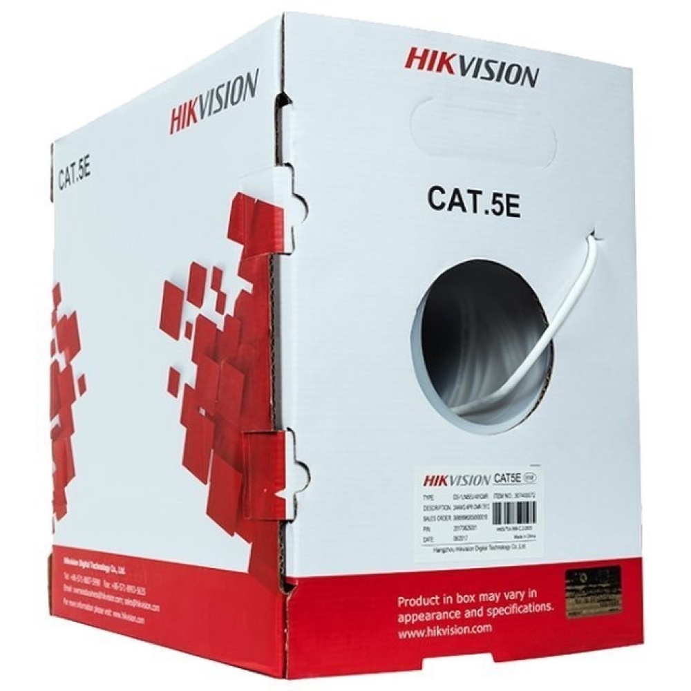 Cable UTP Cat5e Hikvision 305M