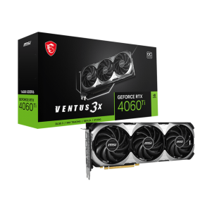 PLACA DE VIDEO 16GB RTX 4060 TI MSI VENTUS 3X BLACK OC