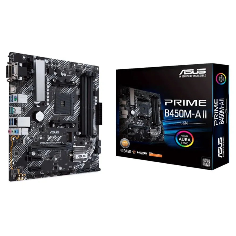 MOTHERBD ASUS AM4 PRIME B450M-A II