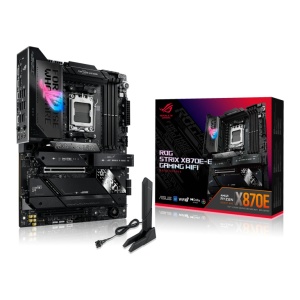 MOTHERBD ASUS AM5 ROG STRIX X870E-E GAMING WIFI BOX ATX