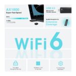 PLACA RED USB TP-LINK ARCHER TX20U AX1800 WIFI 6 - Imagen 6