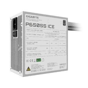 FUENTE 650W GIGABYTE 80 PLUS SILVER GP-P650SS ICE