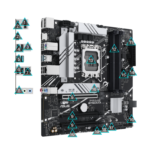 MOTHERBD ASUS S1700 PRIME B760M-A-CSM DDR5 BOX M-ATX - Imagen 5