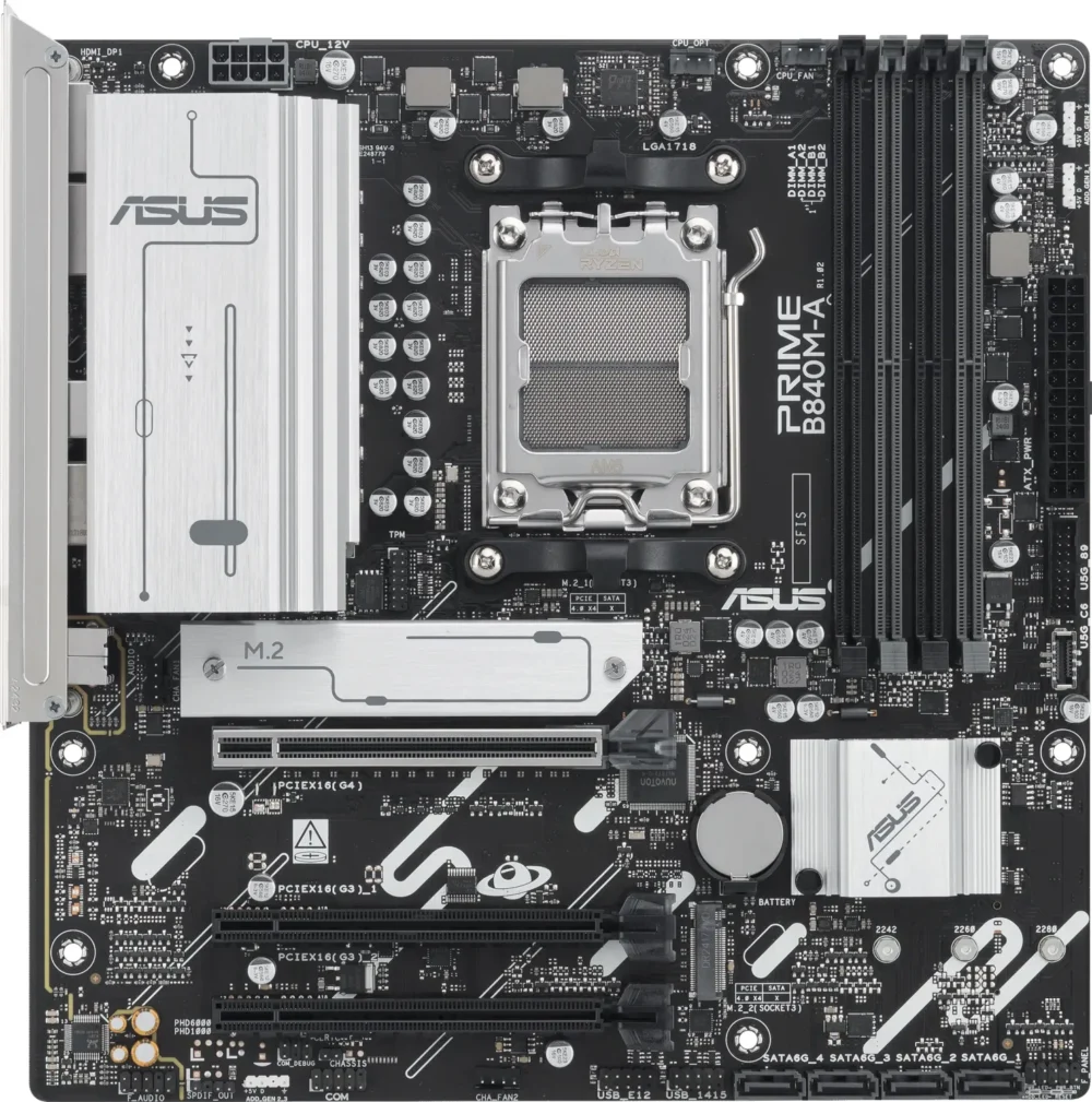 MOTHERBD ASUS AM5 PRIME B840M-A DDR5 BOX - Imagen 2
