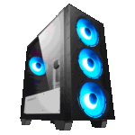 GABINETE GAMEMAX AERO MINI 4*FAN ARGB M-ATX - Imagen 5