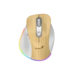 MOUSE GENIUS ERGO 9000S PRO 2.4GHZ+BT MADERA - Imagen 2