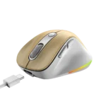 MOUSE GENIUS ERGO 9000S PRO 2.4GHZ+BT MADERA - Imagen 4