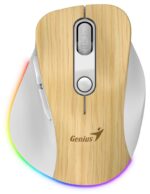 MOUSE GENIUS ERGO 9000S PRO 2.4GHZ+BT MADERA - Imagen 7