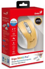 MOUSE GENIUS ERGO 9000S PRO 2.4GHZ+BT MADERA - Imagen 6