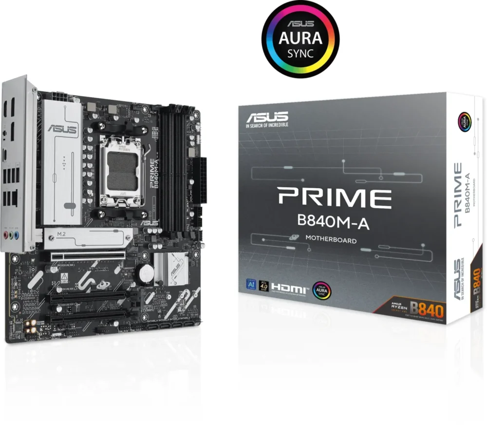 MOTHERBD ASUS AM5 PRIME B840M-A DDR5 BOX - Imagen 9