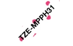 CINTA P/ROTU BROTHER TZEMPPH31 12MM CORAZON ROSA - Imagen 2