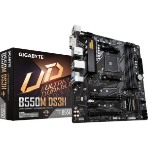 MOTHERBD GIGABYTE AM4 B550M DS3H DDR4 BOX M-ATX