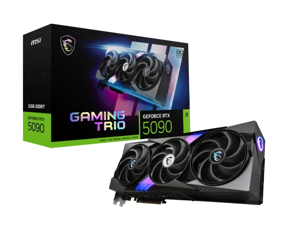 PLACA DE VIDEO 32GB RTX 5090 MSI GAMING TRIO OC 32GB - Imagen 6