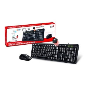 TECLADO +MOUSE WIRELESS GENIUS KM-8200 SMART BLACK