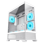 GABINETE GAMEMAX VISTA AW 6*FAN ARGB E-ATX BLANCO - Imagen 3