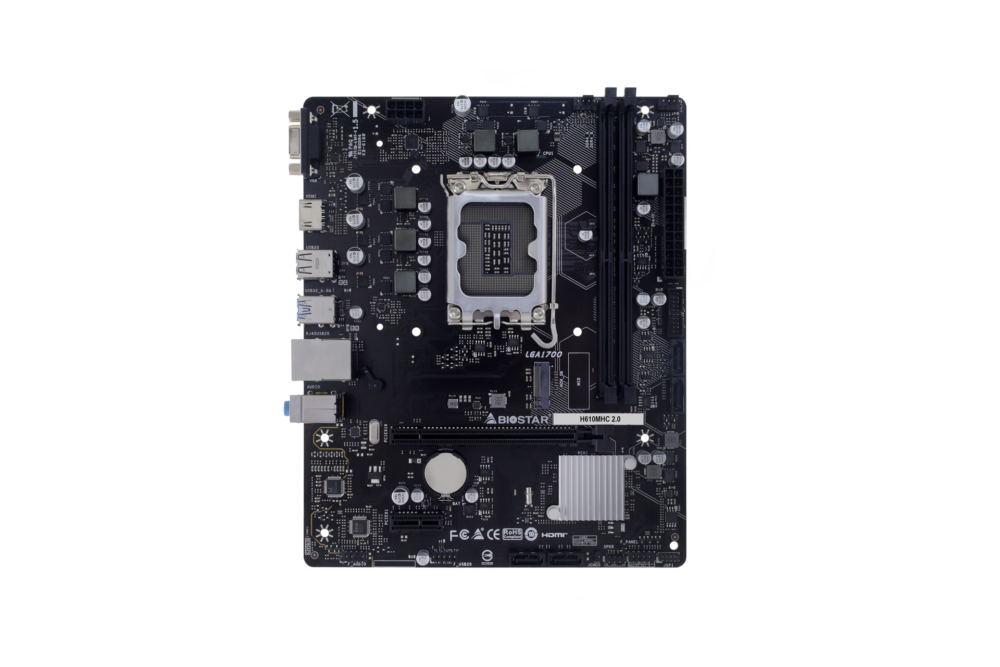 MOTHERBD BIOSTAR S1700 H610MHC 2.0 DDR4 BOX M-ATX - Imagen 2