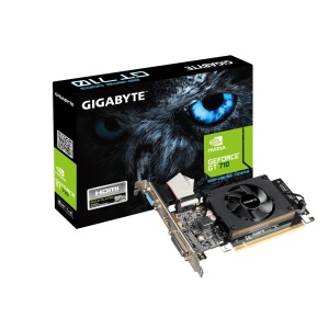 Tarjeta de Video Gigabyte NVIDIA GT 710, 2GB 64-bit GDDR3, PCI Express 2.0 SKU: GV-N710D3-2GL