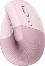 Logitech Lift Vertical Wireless Rosa
