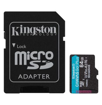 Micro SD 64GB Kingston Canvas Go Plus