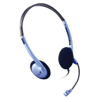 auriculares microfono genius hs-02b pc single jack