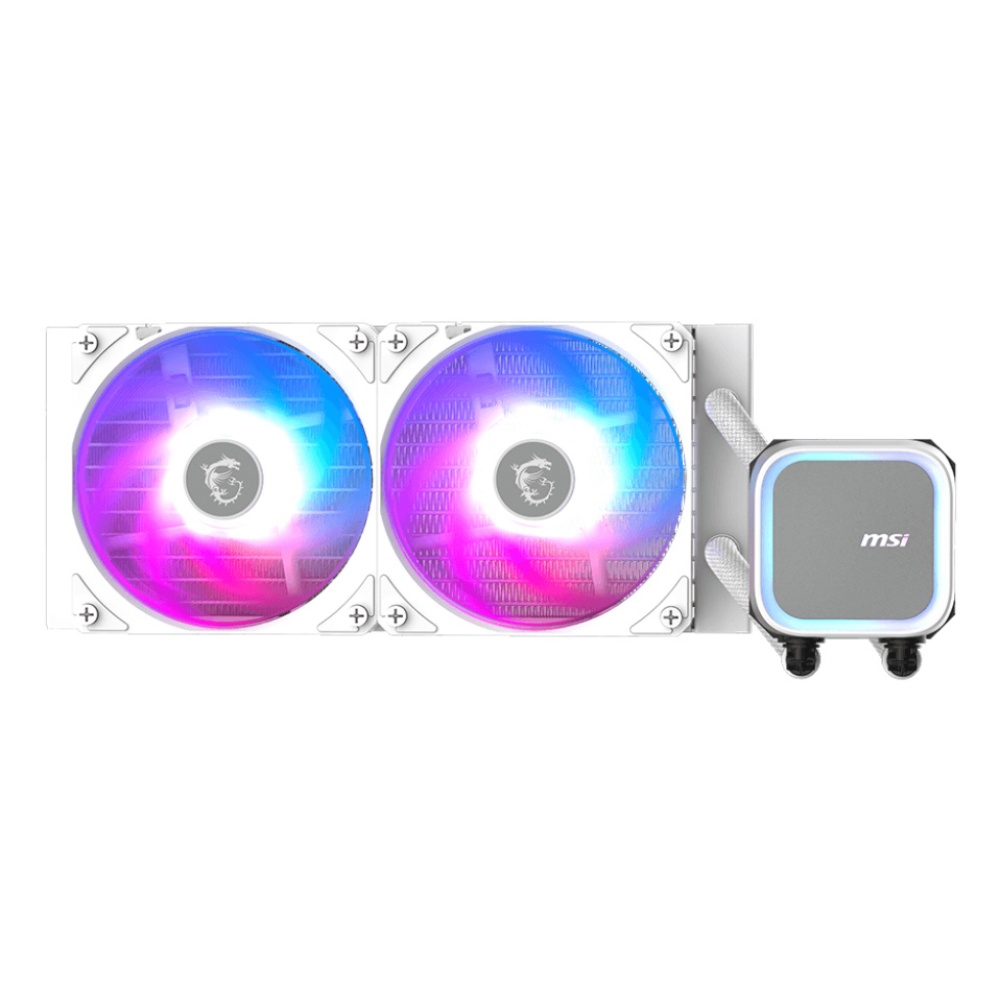 cpu cooler msi mag coreliquid a13 240 white