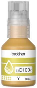 Botella Tinta Brother BTD100Y