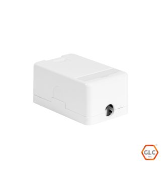 Roseta RJ45 GLC 1 Puerto con Tapa