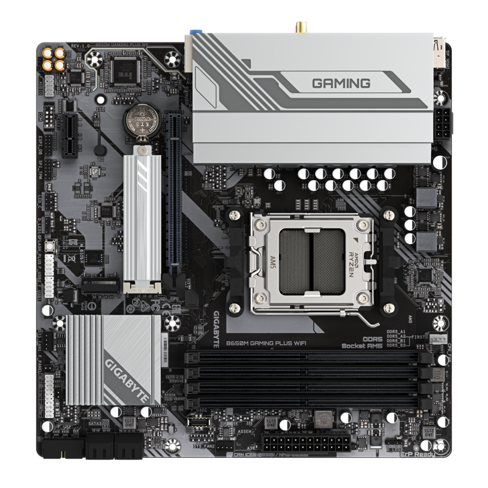 MOTHERBOARD GIGABYTE AM5 B650M GAMING PLUS WIFI DDR5 BOX - Imagen 6