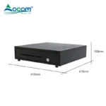 CAJON MONEDERO OCOM C/CABLE RJ11 BLACK - Imagen 3
