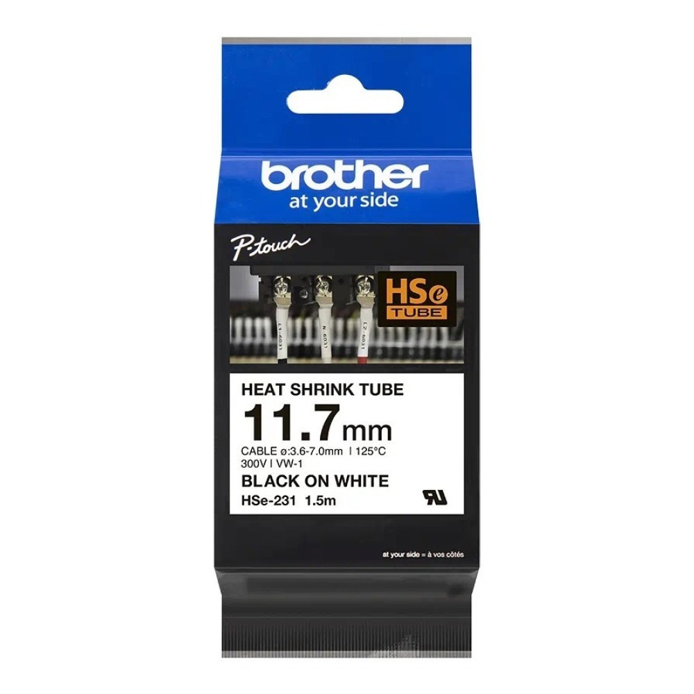 Cinta Termocontraíble Brother HSE-231E 11.2mm