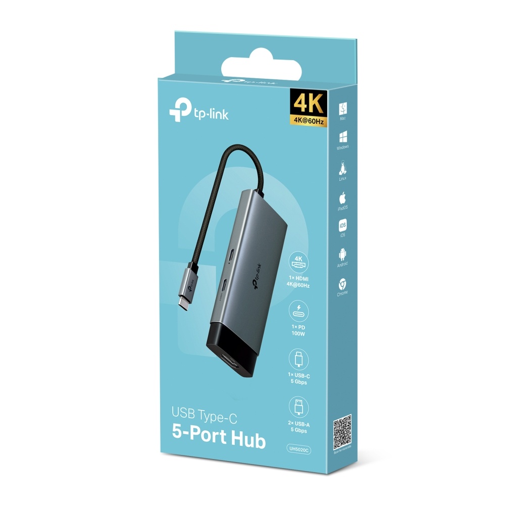 Hub TP-Link UH5020C USB-C 5 en 1