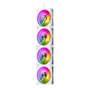 Pack de 4 Ventiladores XPG HURRICANE 120 ARGB PWM Blancos