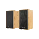 PARLANTES GENIUS SP-HF 180 USB POWER PINE WOOD - Imagen 2