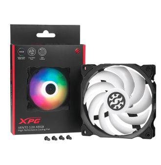 XPG VENTO 120 ARGB PWM Blanco x3