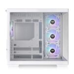 GABINETE THERMALTAKE VIEW 380 TG ARGB WHITE 4*FAN - Imagen 3