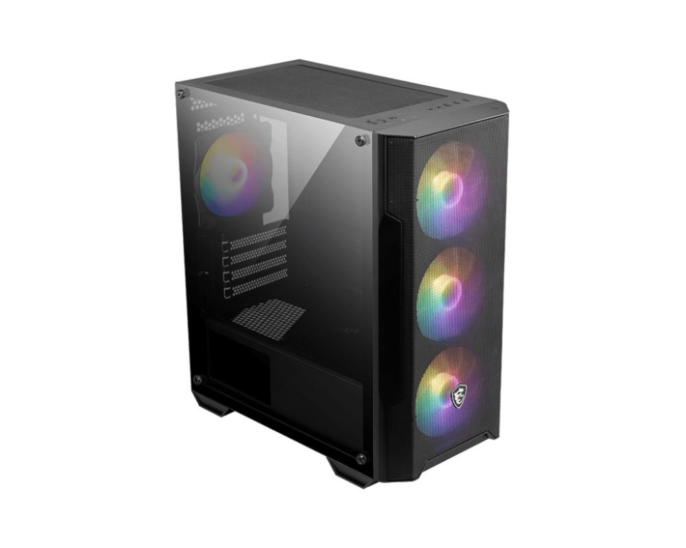 GABINETE MSI MAG FORGE M100A FAN RGB SIN FUENTE - Imagen 2