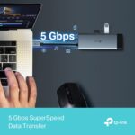 HUB TP-LINK UH6120C USB TIPO-C 6 EN 1 - Imagen 11