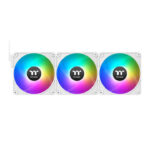 FAN THERMALTAKE P/GAB CT120 EX 120MM WHITE ARGB X3 - Imagen 2