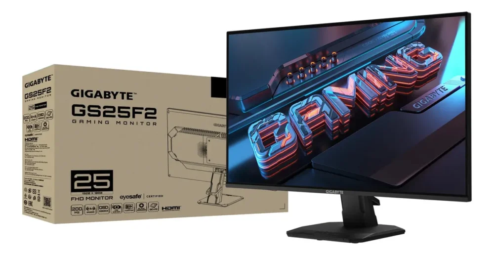 MONITOR 25 GIGABYTE GS25F2 GAMING IPS 200HZ AUDIO - Imagen 6