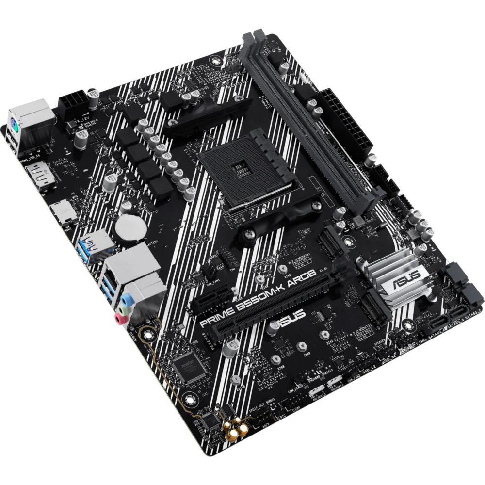 MOTHERBD ASUS AM4 PRIME B550M-K ARGB DDR4 BOX M-ATX - Imagen 5