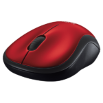 MOUSE LOGITECH M185 WIRELESS ROJO - Imagen 3
