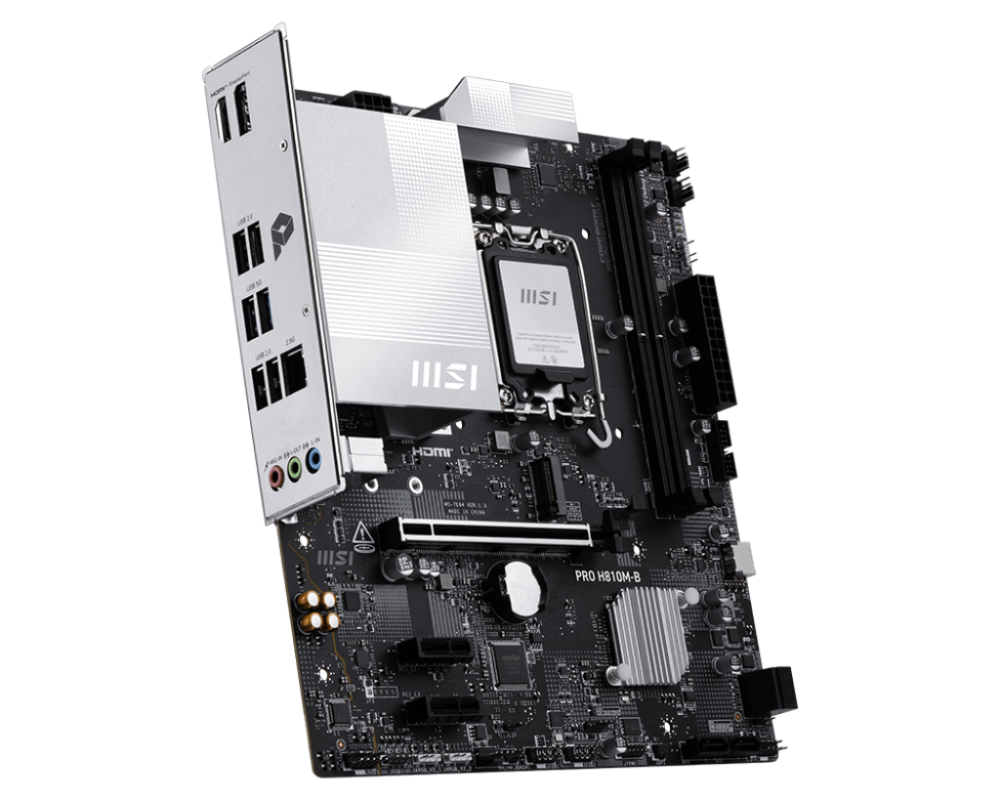 MOTHERBD MSI S1851 PRO H810M-B DDR5 BOX M-ATX - Imagen 4