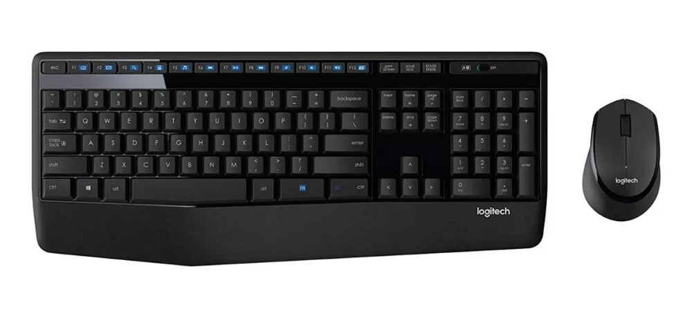 TECLADO + MOUSE LOGITECH MK345 WIRELESS BLACK LATINO - Imagen 4
