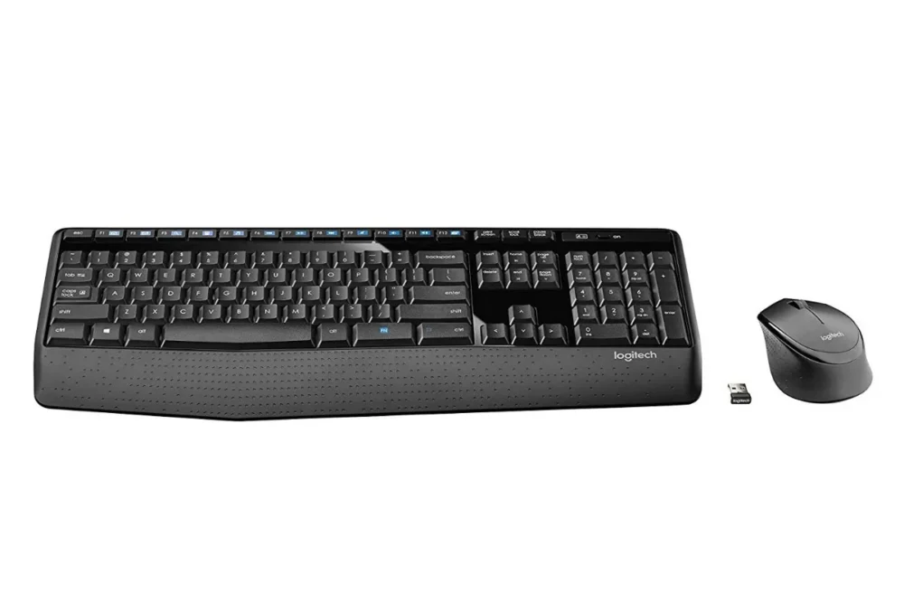 TECLADO + MOUSE LOGITECH MK345 WIRELESS BLACK LATINO - Imagen 3