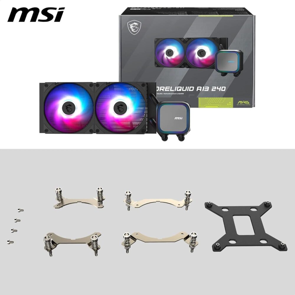 WATERCOOLER MSI MAG CORELIQUID A13 240 BLACK - Imagen 7