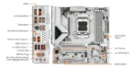 MOTHERBD GIGABYTE AM5 B850M EAGLE WIFI6E ICE DDR5 BOX - Imagen 5